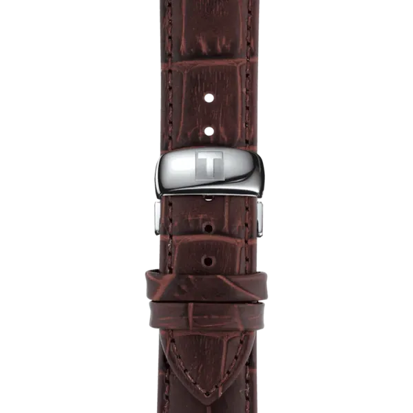 TISSOT TRADITION ON SILVER LEATHER