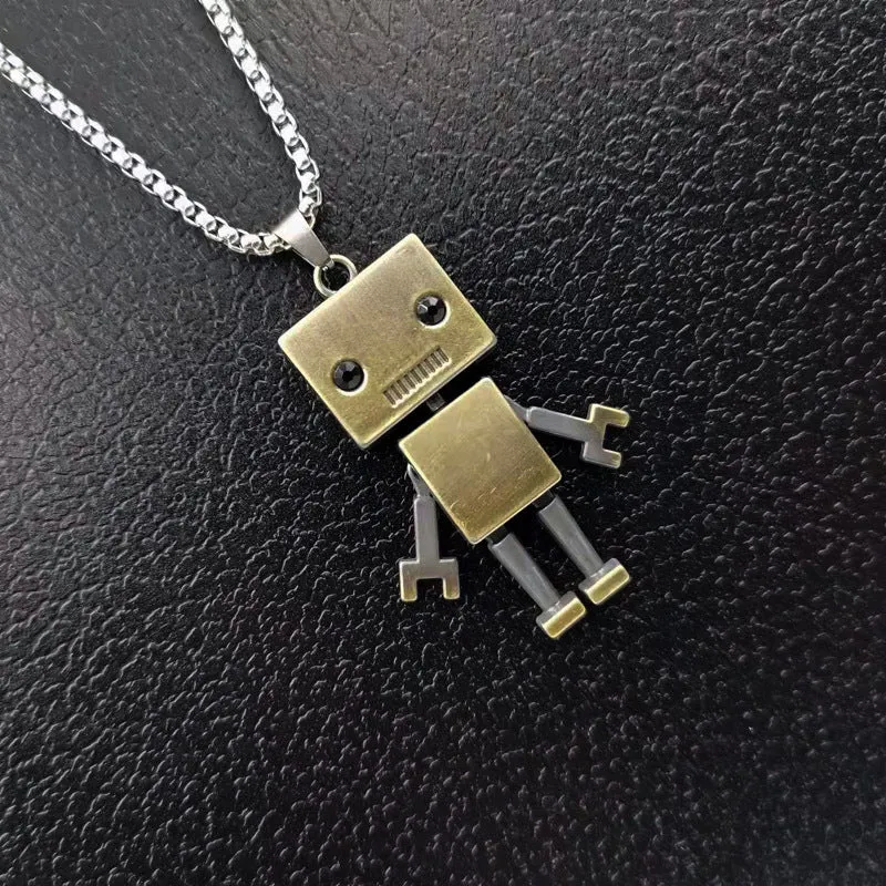 Titanium Steel Panel Necklaces