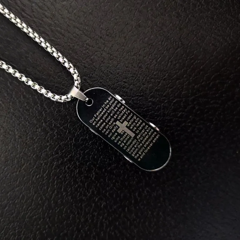 Titanium Steel Panel Necklaces