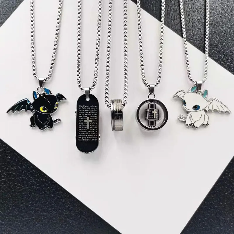 Titanium Steel Panel Necklaces