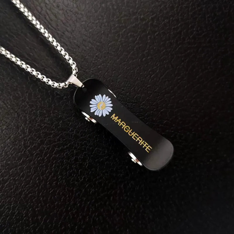 Titanium Steel Panel Necklaces