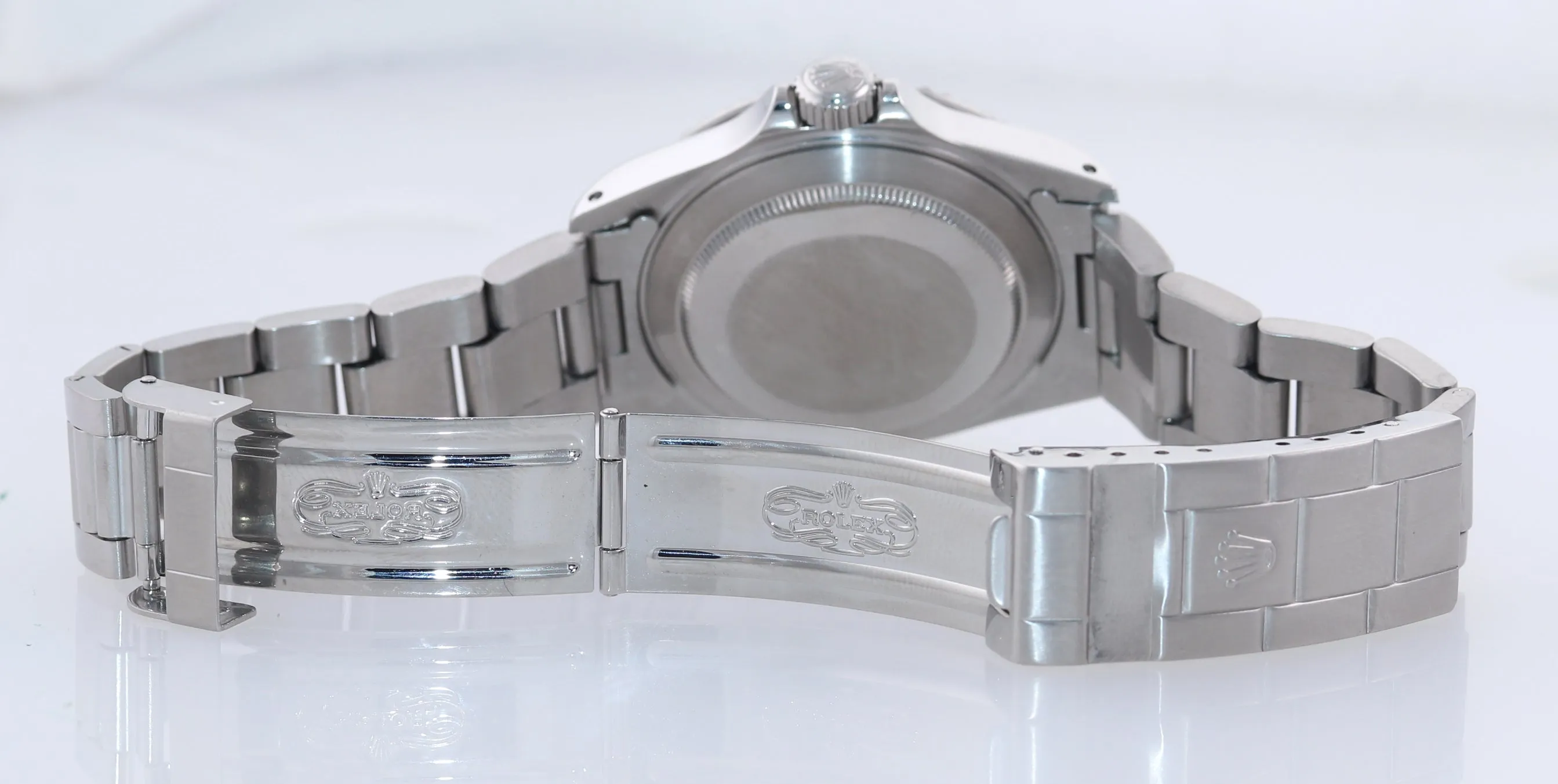 TRITIUM Rolex Submariner No-Date 2 line dial 14060 Steel Black 40mm Watch Box