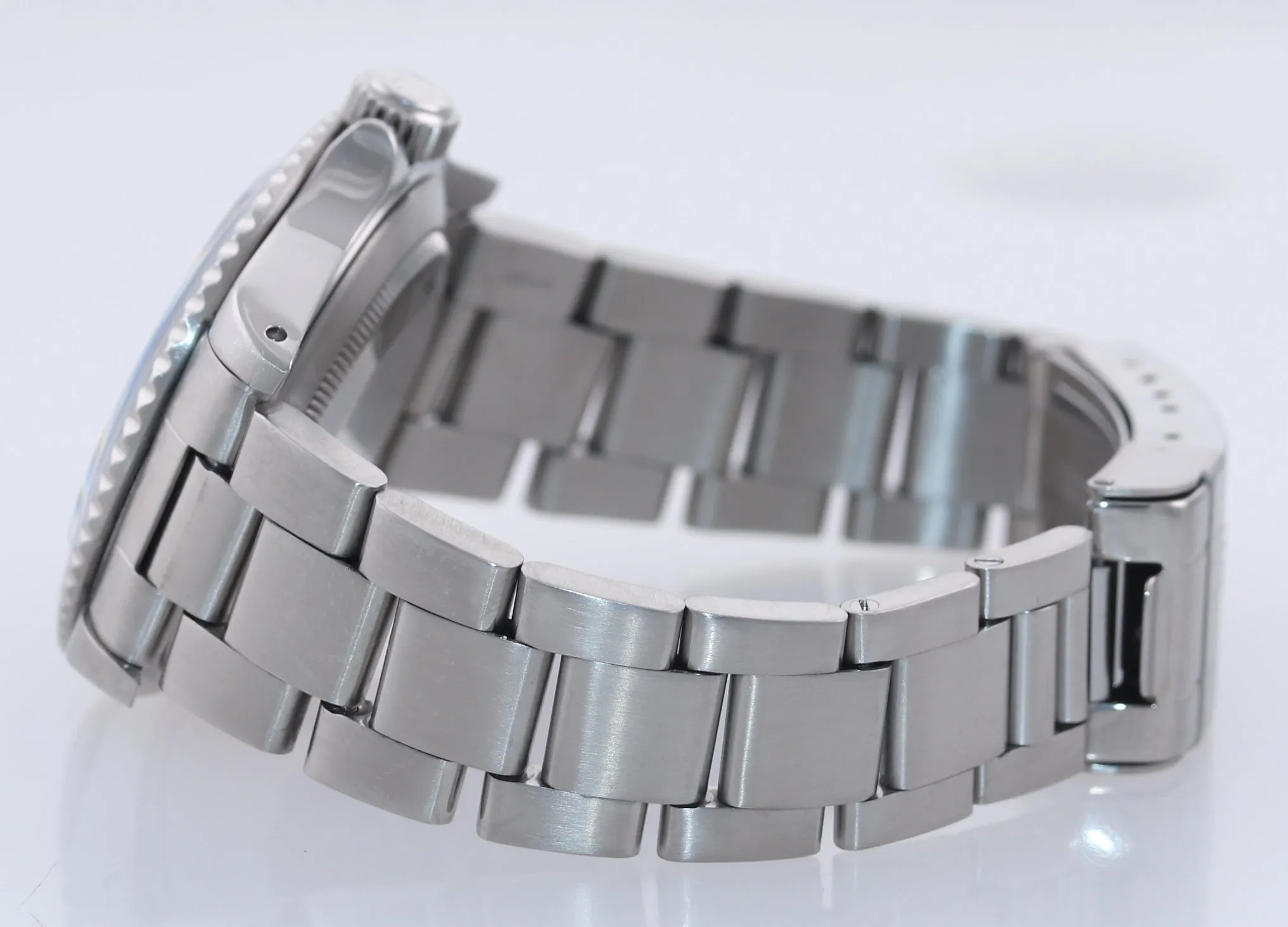 TRITIUM Rolex Submariner No-Date 2 line dial 14060 Steel Black 40mm Watch Box