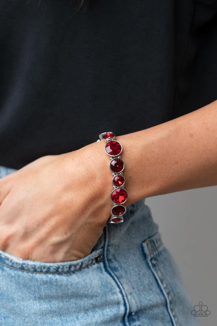Twinkling Tease Red Paparazzi Bracelet