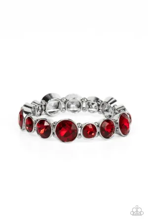 Twinkling Tease Red Paparazzi Bracelet