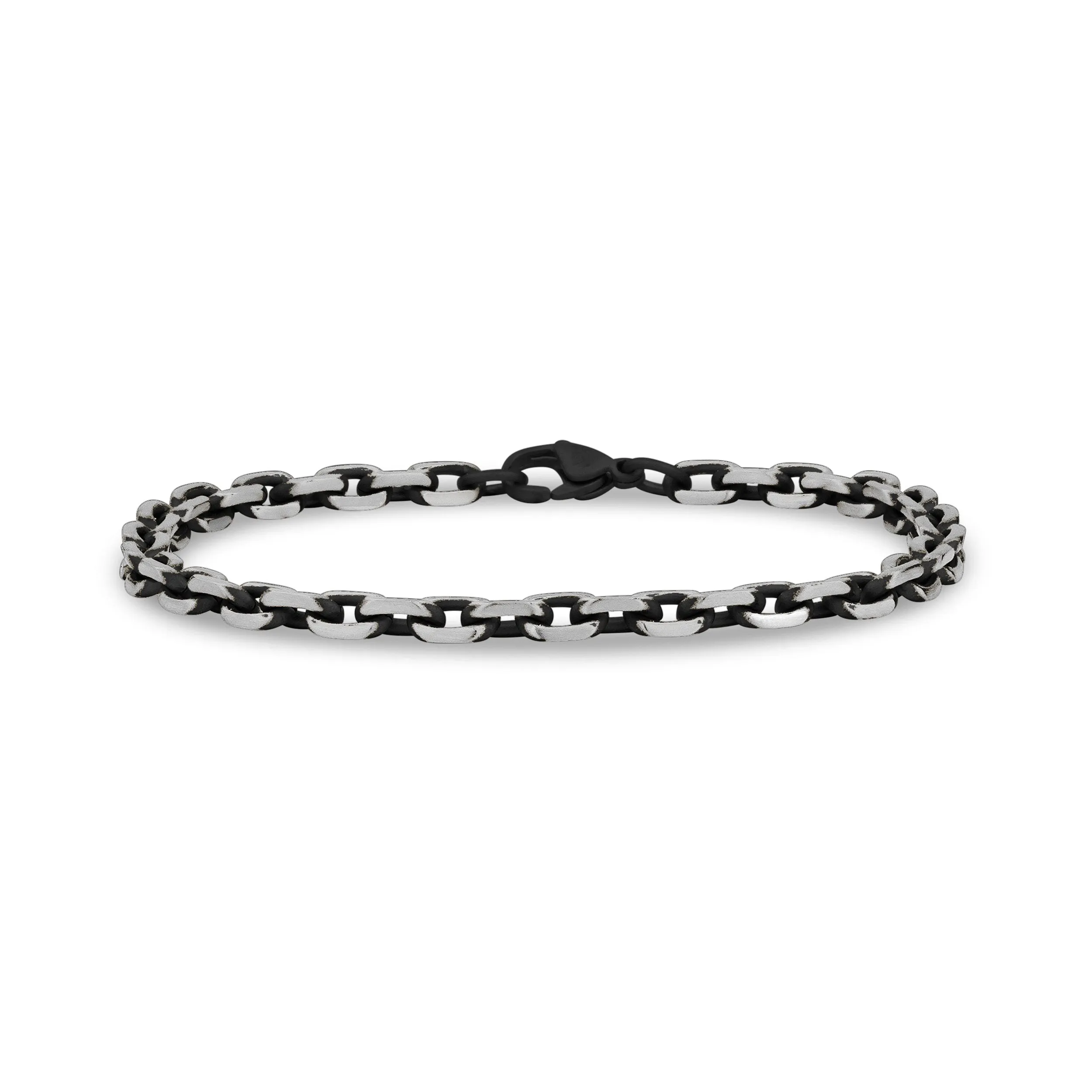 Two Tone Anchor Link Bracelet | 5MM