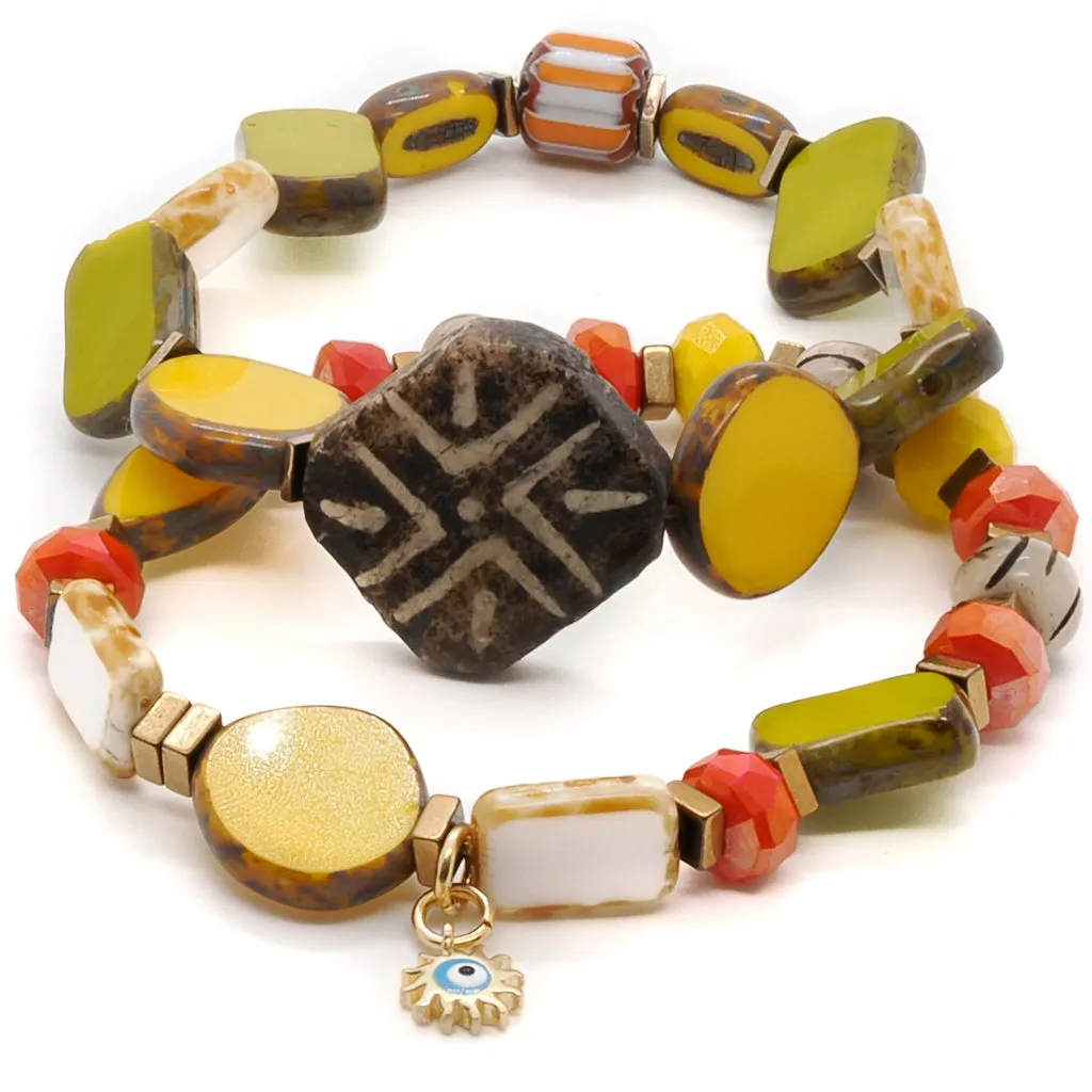 Unique African Bracelet Set