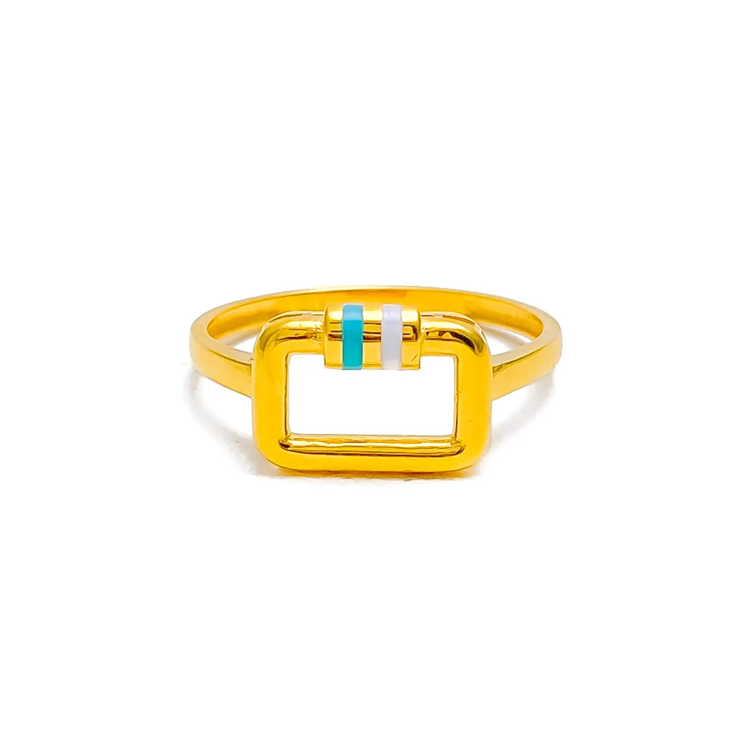 Unique Iconic 21k Gold Ring