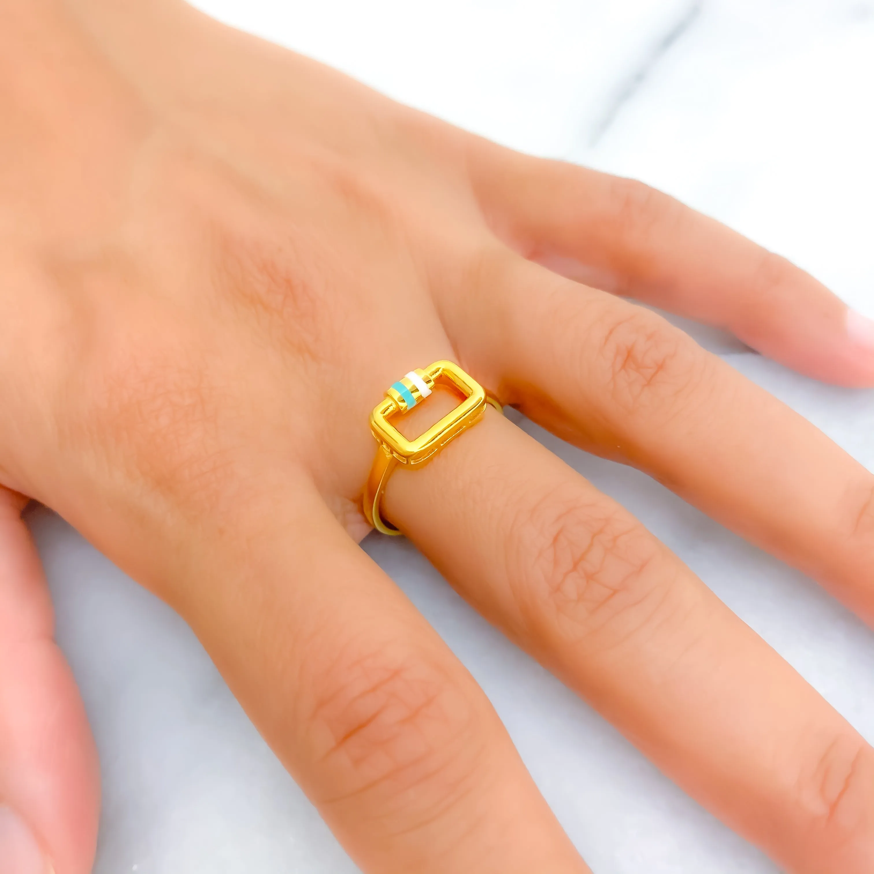 Unique Iconic 21k Gold Ring