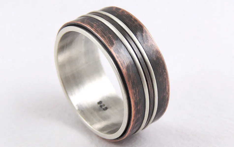 Unique mens engagement band