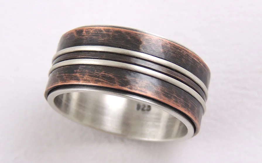 Unique mens engagement band