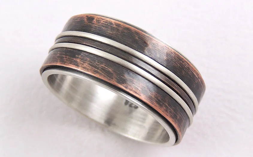 Unique mens engagement band