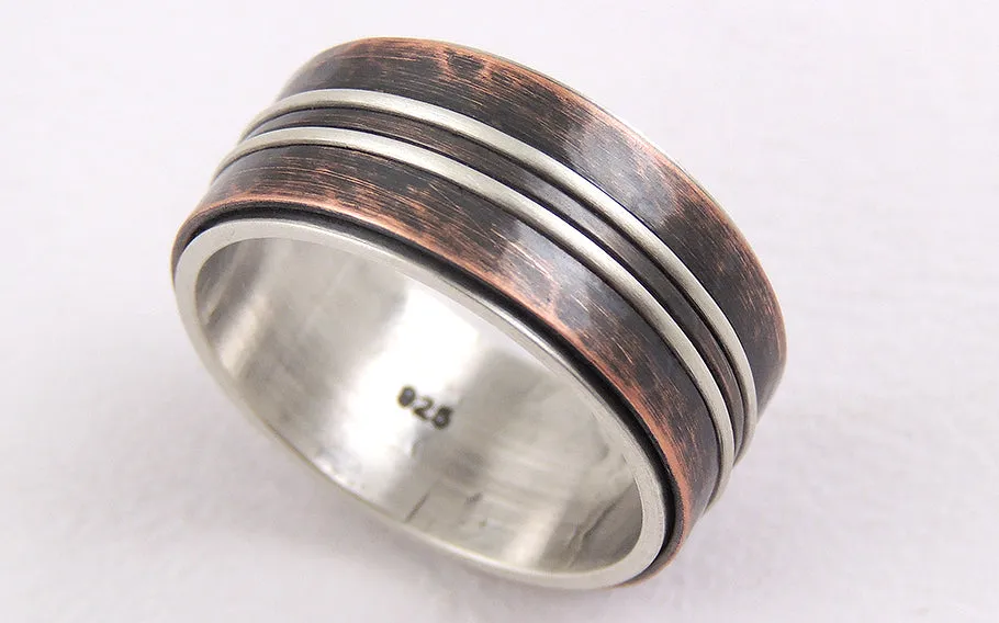 Unique mens engagement band
