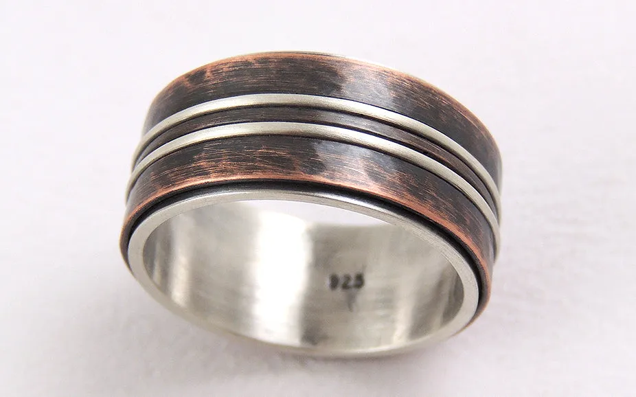 Unique mens engagement band