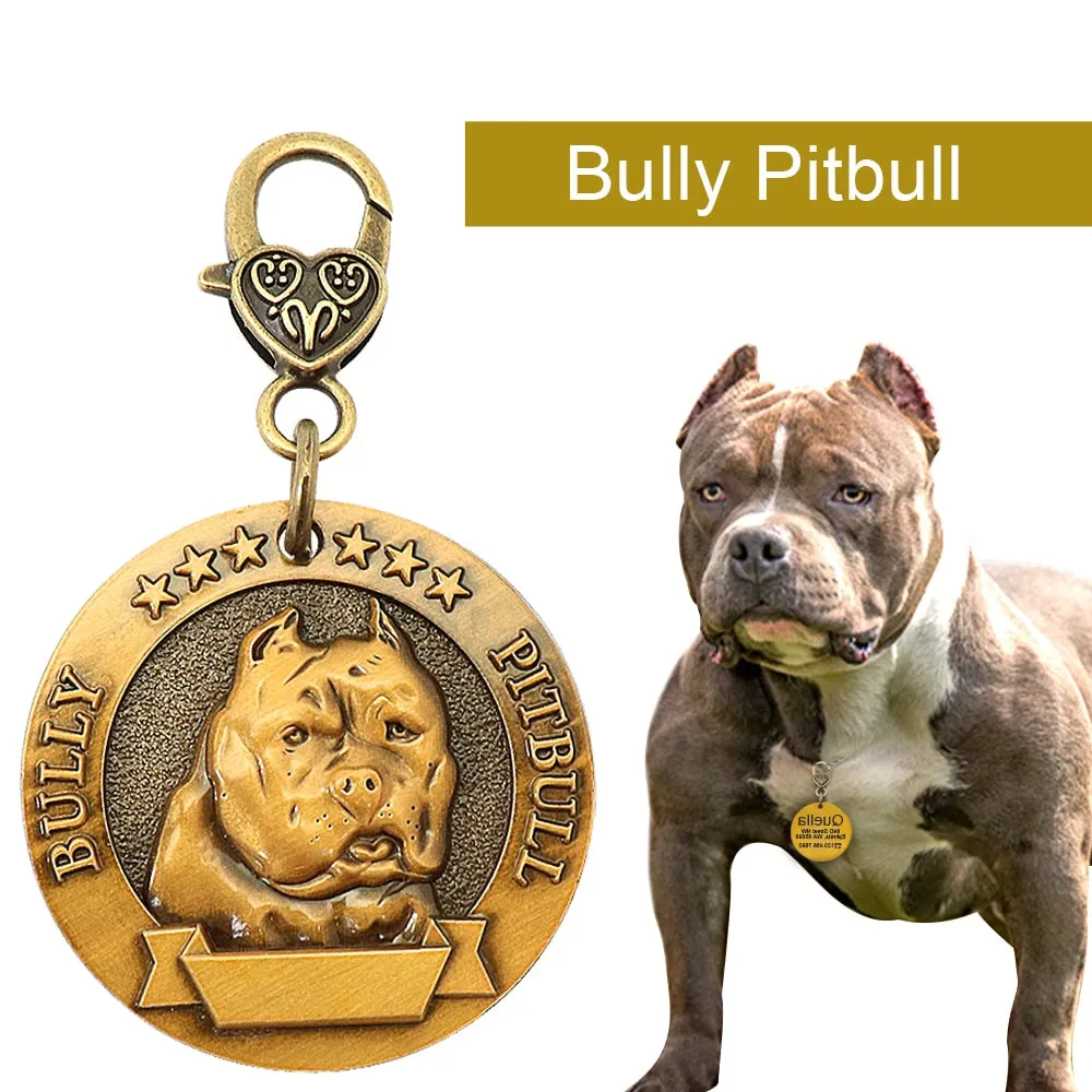 Unique Personalized Engraved Pet Cat Dog ID Tag