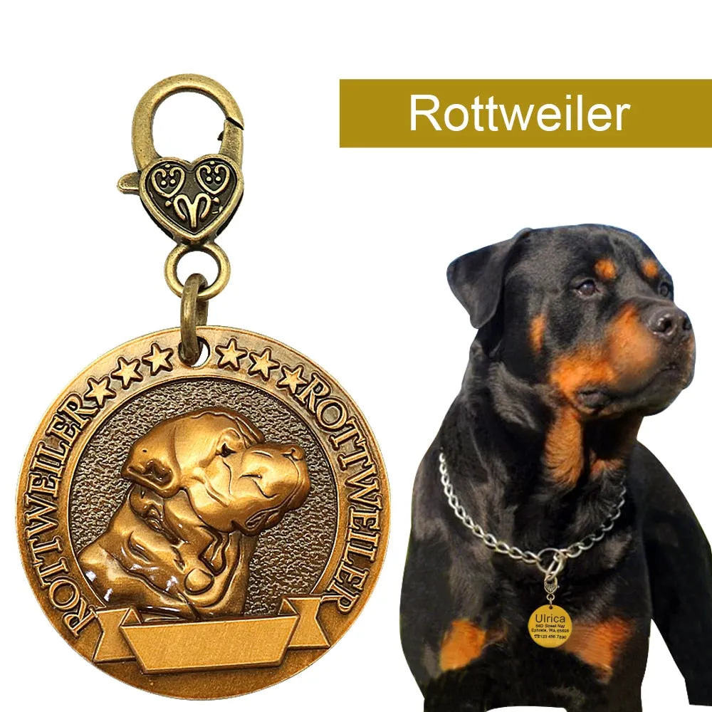 Unique Personalized Engraved Pet Cat Dog ID Tag