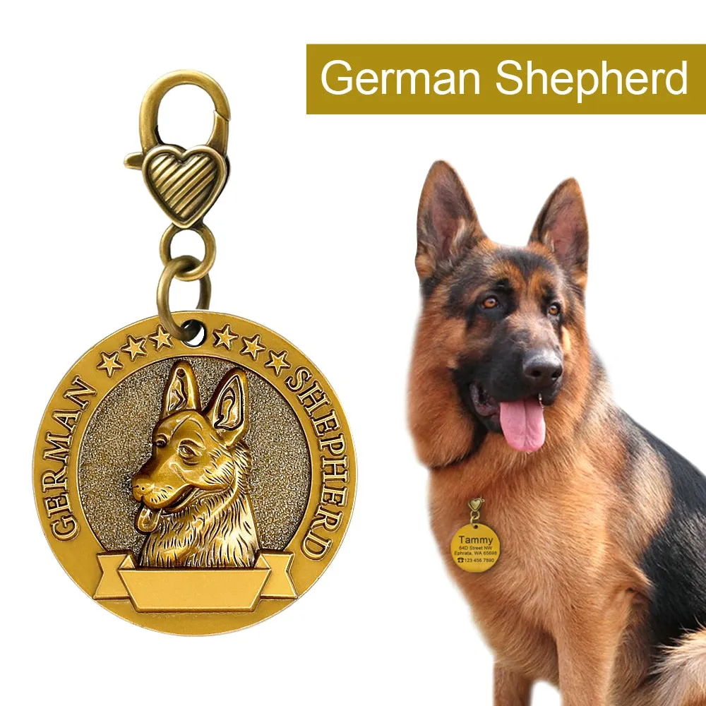 Unique Personalized Engraved Pet Cat Dog ID Tag