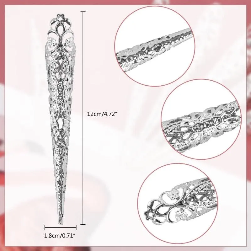 Unleash Your Inner Rebel with Fingertip Claw Rings - Full Finger Nails Decoration