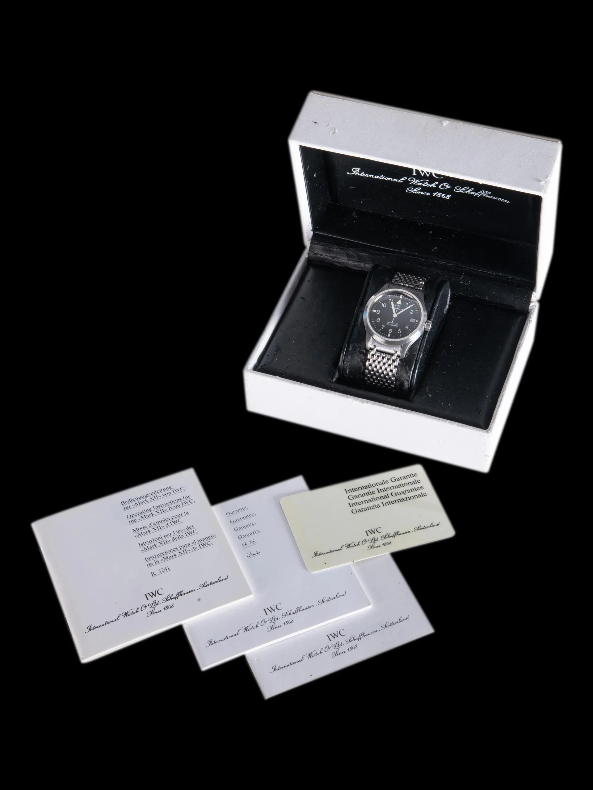 *Unpolished* 1990s IWC Mark XII (Ref. 3241) W/ Box & Papers