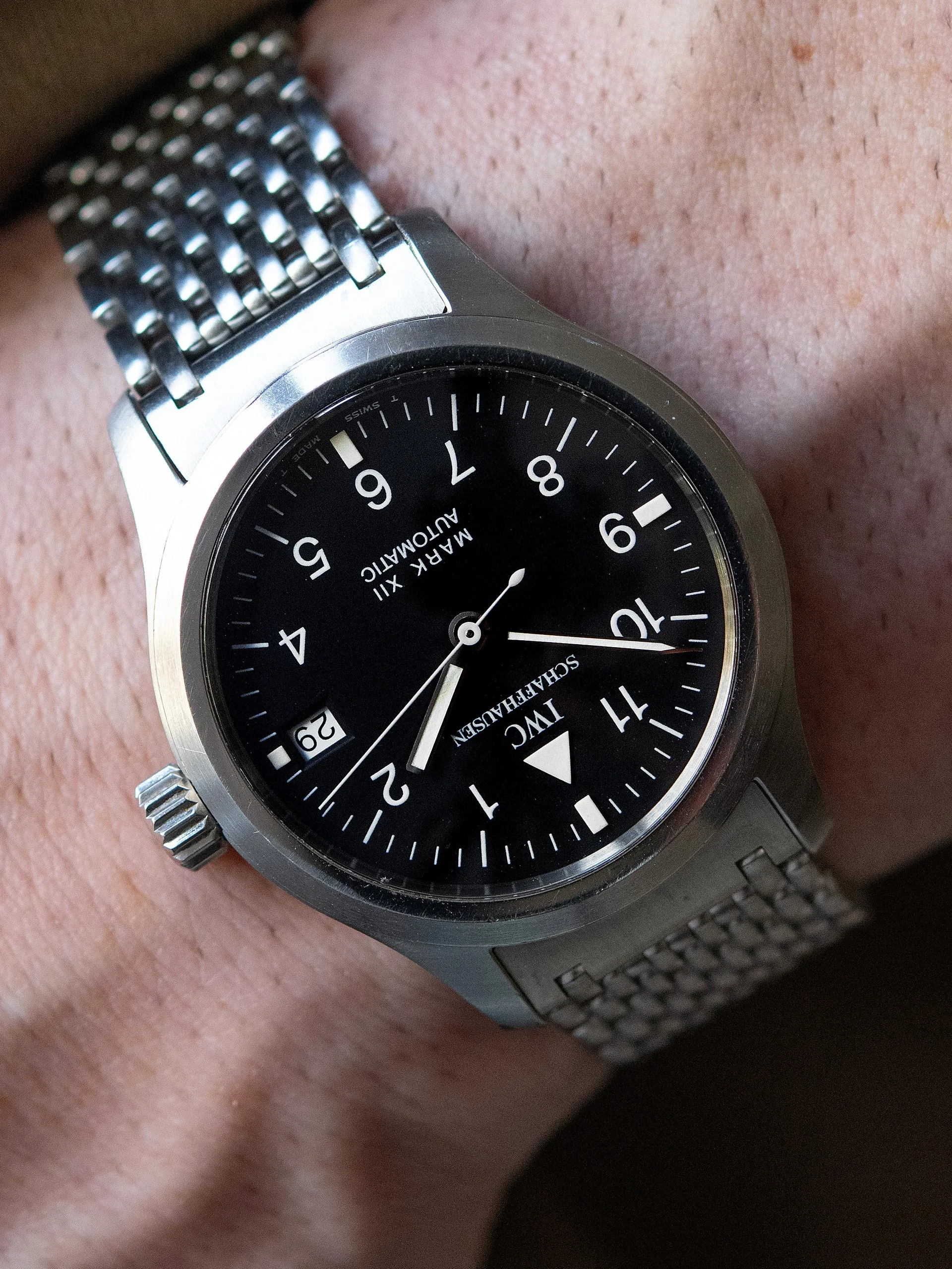 *Unpolished* 1990s IWC Mark XII (Ref. 3241) W/ Box & Papers