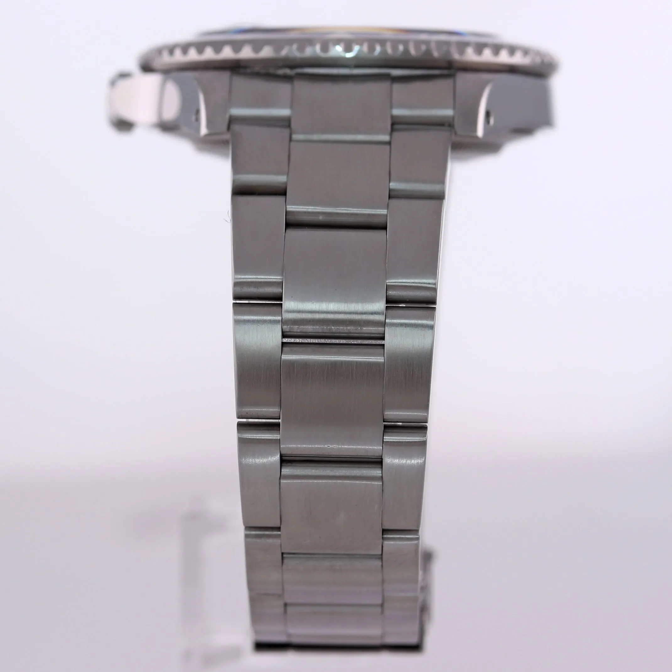 UNPOLISHED Rolex GMT-Master II Pepsi Blue Red Steel 16710 40mm Oyster Watch Box