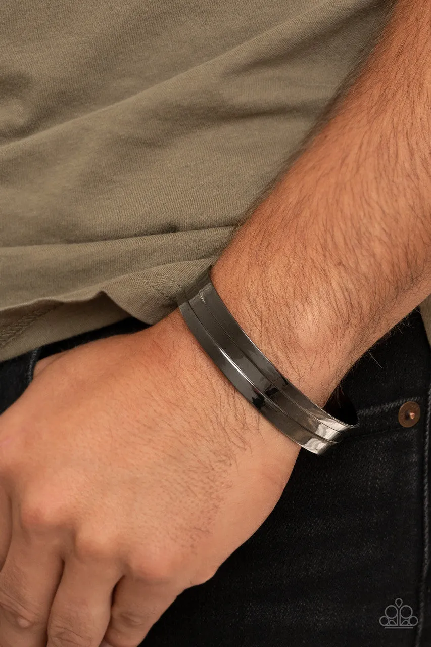 Urban Uproar Black Paparazzi Men's Bracelet