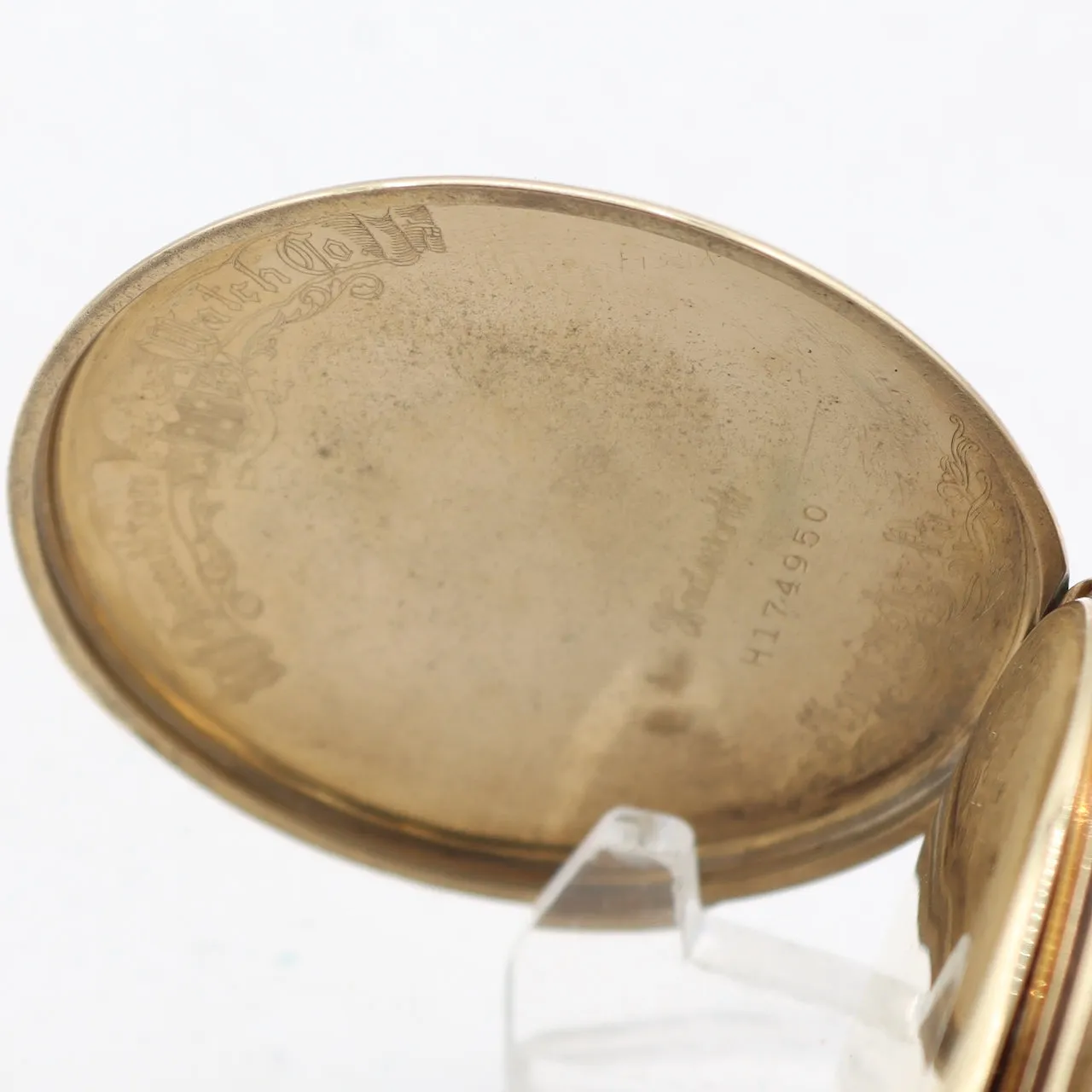 Vintage 10s 1938 Hamilton Gilded Dial 21 Jewel Pocket Watch 921 14k GFUSA
