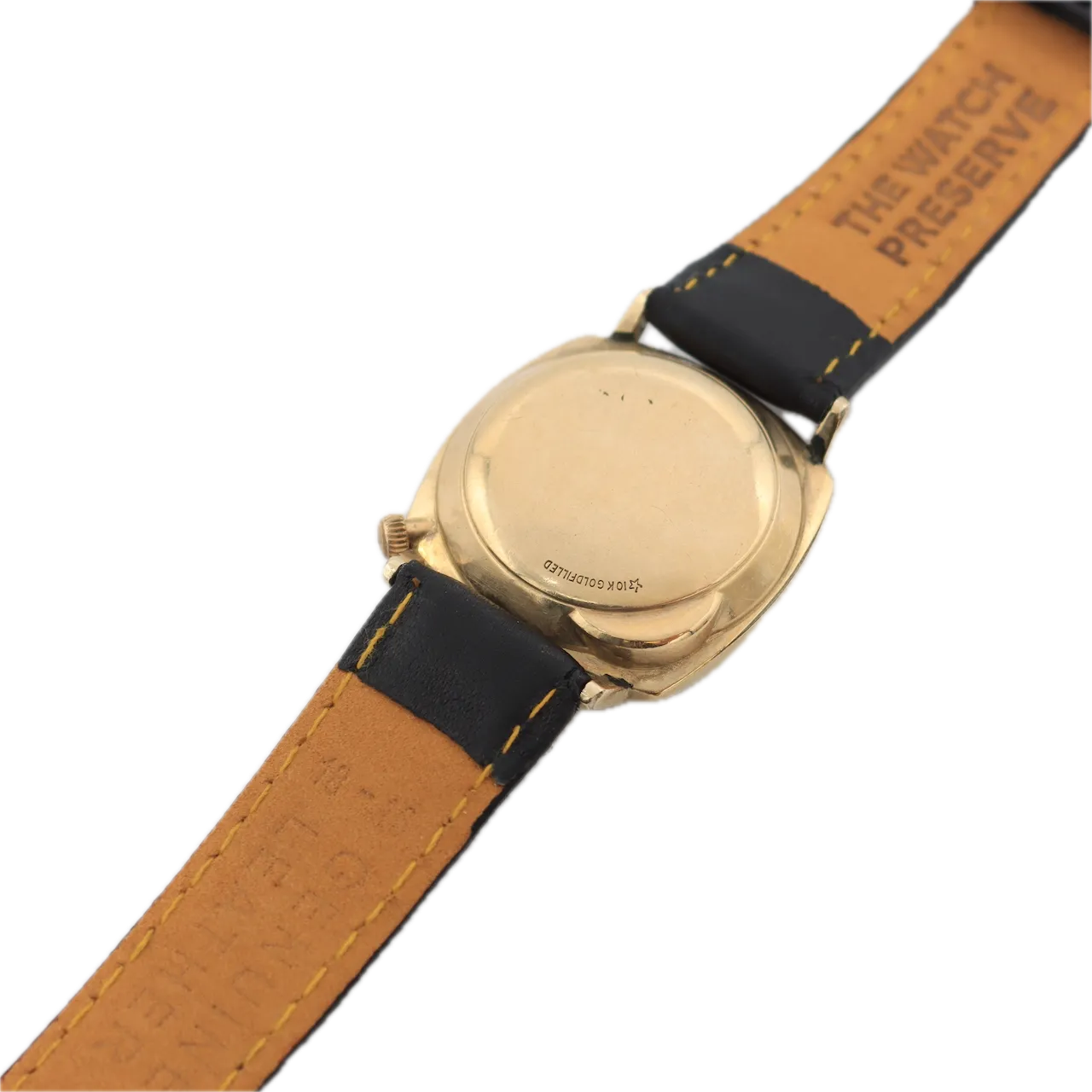 Vintage Hamilton Cushion Sunburst Dial Men's Electric Wristwatch USA 10k GF