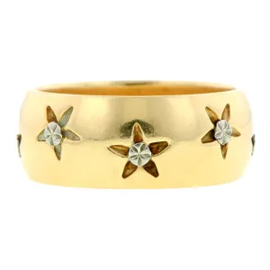 Vintage Patterned Wedding Band