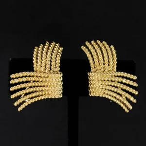 Vintage V Rope Earrings, Schlumberger for Tiffany & Co.