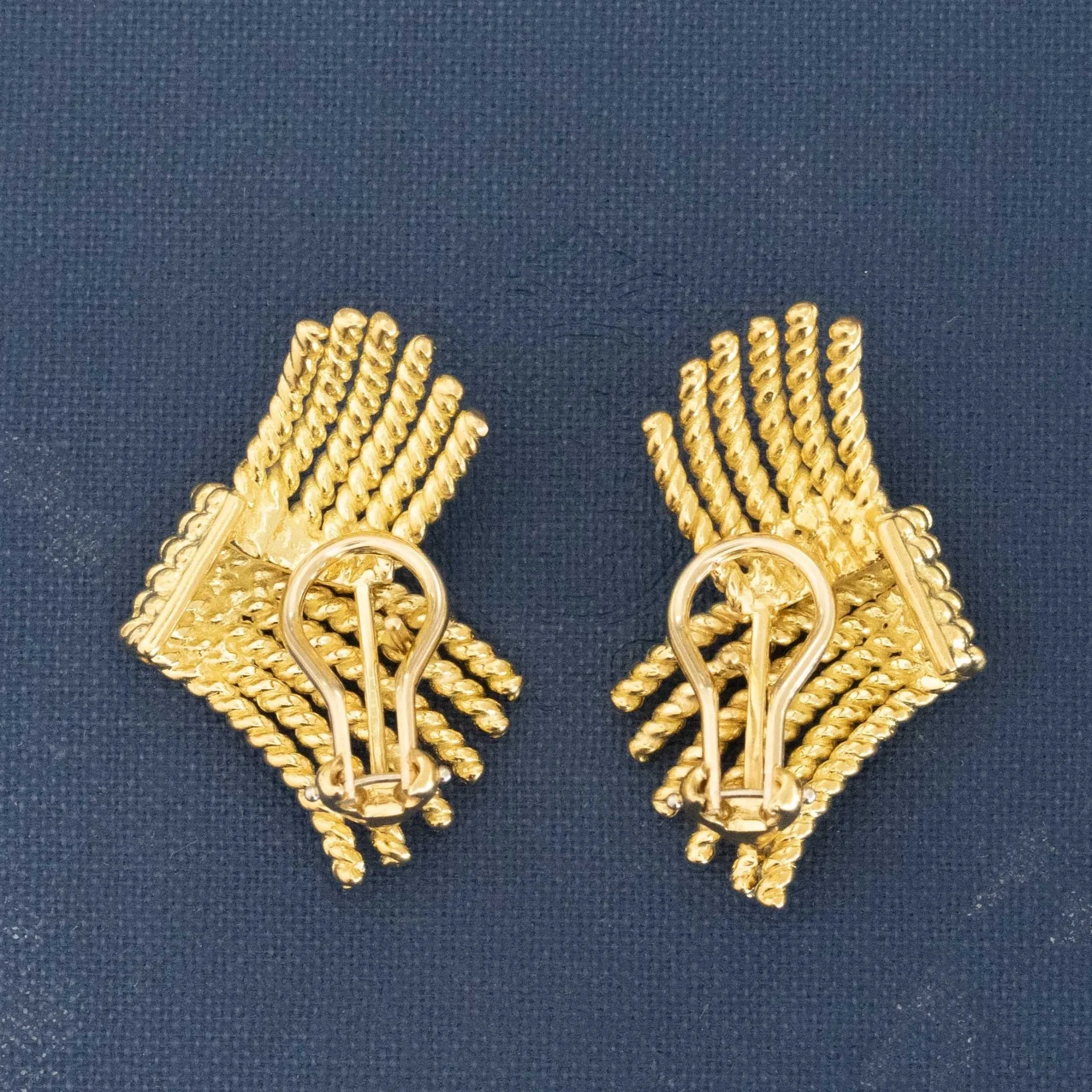 Vintage V Rope Earrings, Schlumberger for Tiffany & Co.