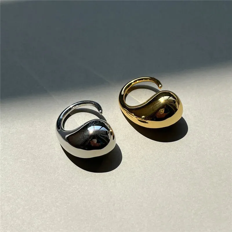 Water Drop Ring Woman Europe America  Luxury Jewelry