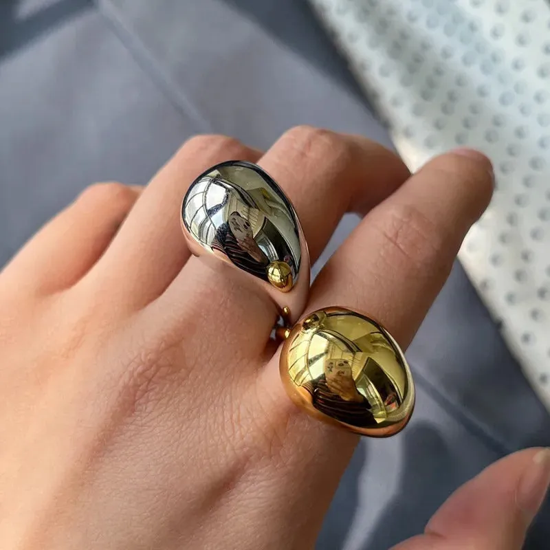 Water Drop Ring Woman Europe America  Luxury Jewelry