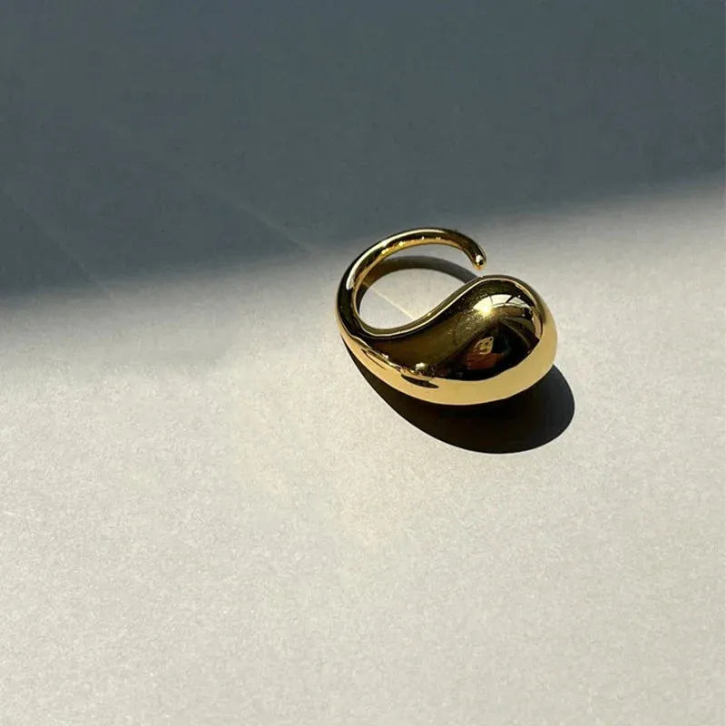 Water Drop Ring Woman Europe America  Luxury Jewelry
