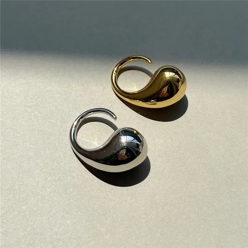 Water Drop Ring Woman Europe America  Luxury Jewelry