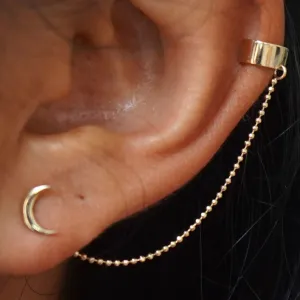 Wide Cuff With Chain