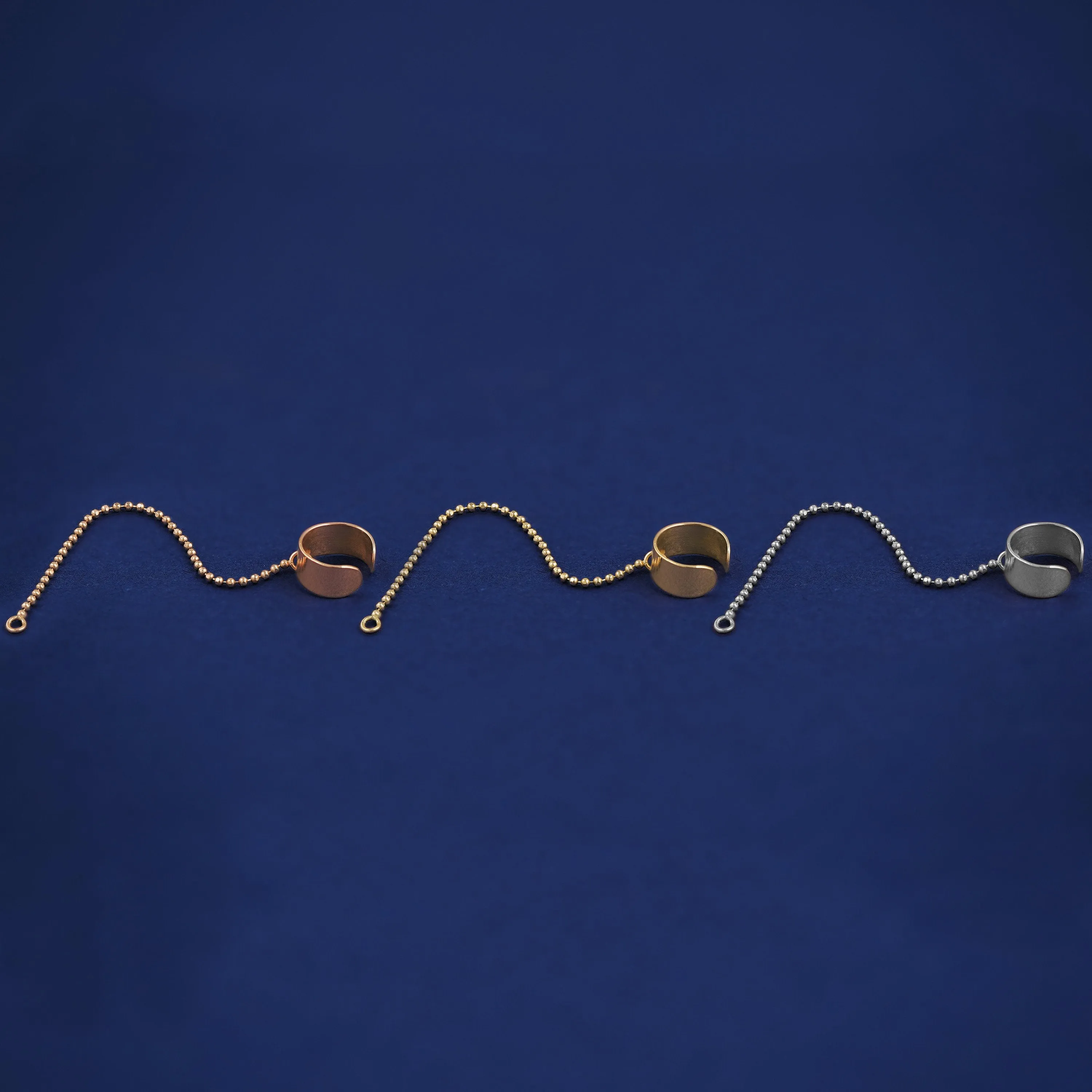 Wide Cuff With Chain
