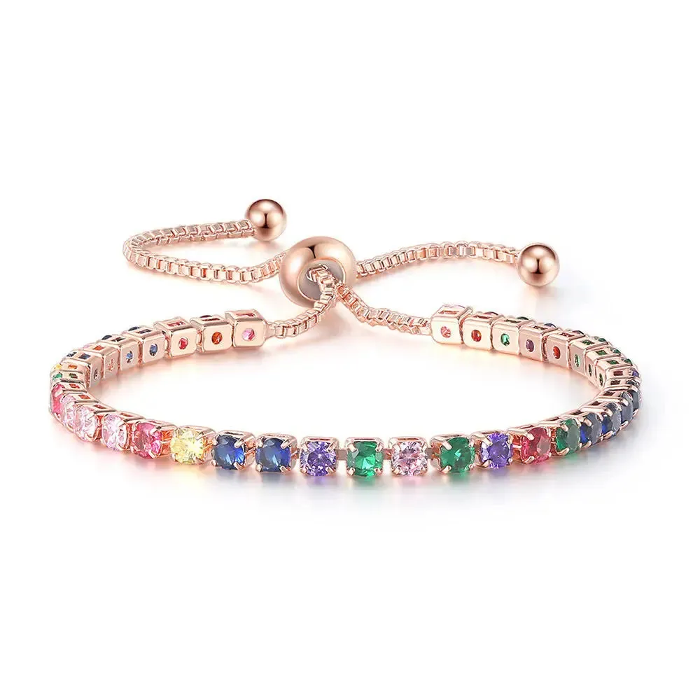 Women Gifts Bracelet Chains Stainless Steel 3 Color Set Bracelets Bangles Accessory Bracelets