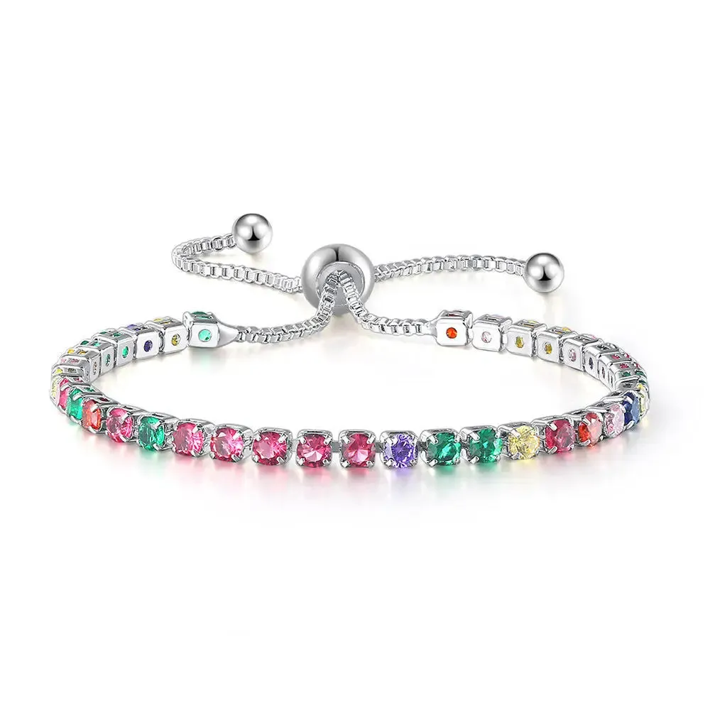 Women Gifts Bracelet Chains Stainless Steel 3 Color Set Bracelets Bangles Accessory Bracelets