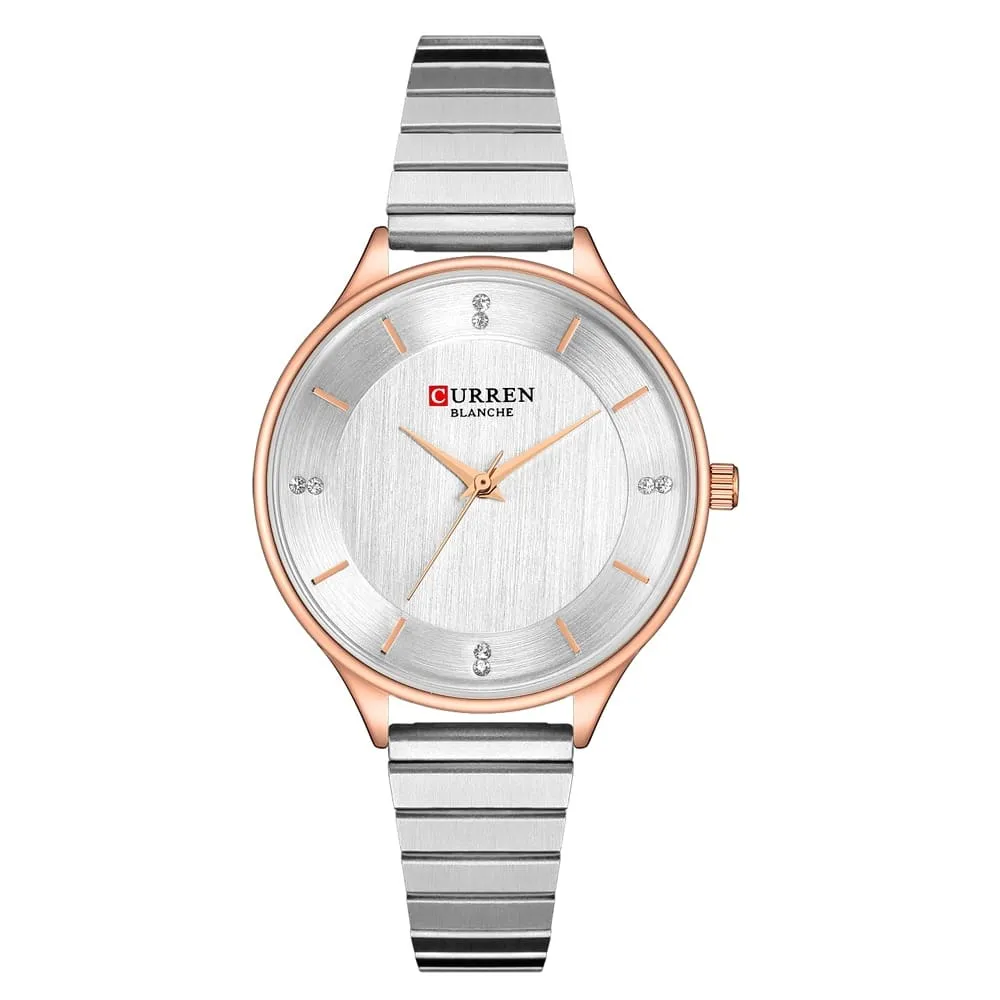 Women's Modern Design Stainless Steel Watch