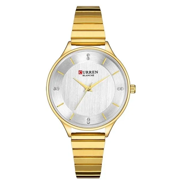 Women's Modern Design Stainless Steel Watch