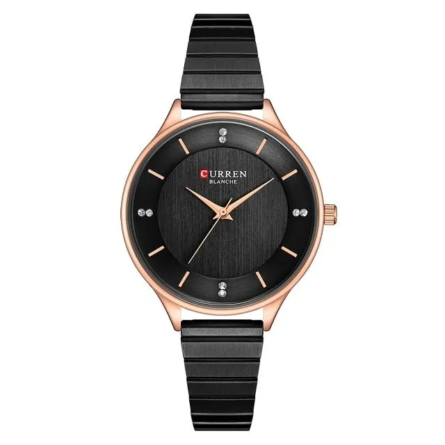 Women's Modern Design Stainless Steel Watch