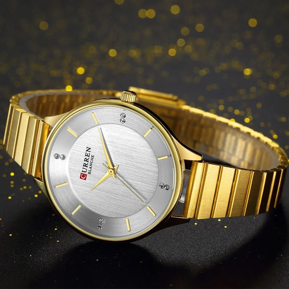 Women's Modern Design Stainless Steel Watch