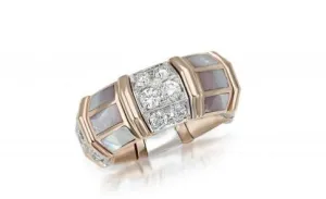 Xpandable White Mother-of-Pearl Ring