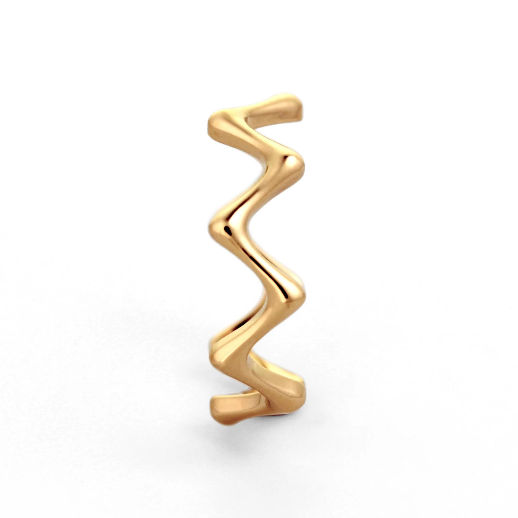Zig Zag Ring in 14K Gold